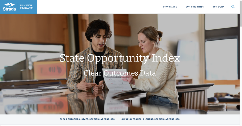 State Opportunity Index Clear Outcomes Data